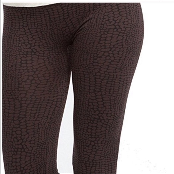 Spanx Look at me now medium brown croc leggings - Picture 6 of 10